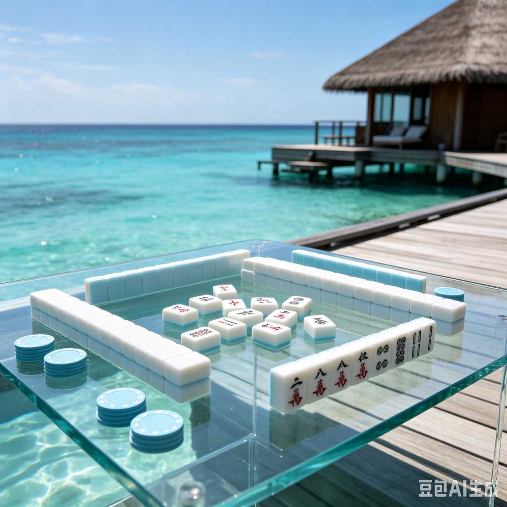 pastel color mahjong tiles